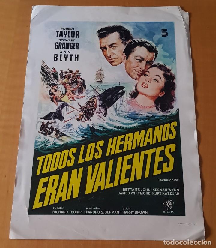 Cine: Gu&iacute;a simple TODOS LOS HERMANOS ERAN VALIENTES Robert Taylor Stewart Granger