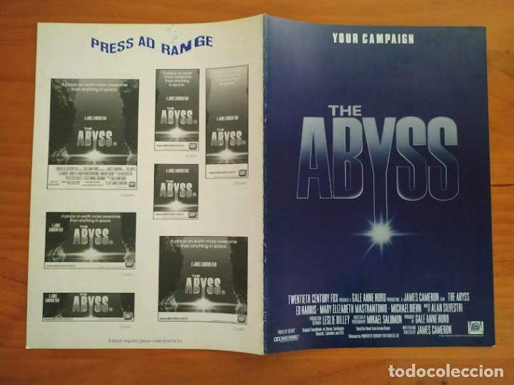Kino: G9586 ABYSS JAMES CAMERON SCIFI GUIA 8 pag ORIGINAL INGLESA