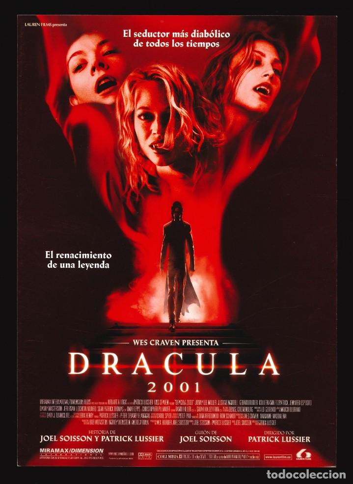 Cine: DR&Aacute;CULA 2001 / GU&Iacute;A DE CINE SENCILLA (TERROR)