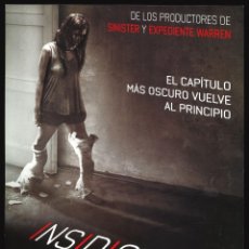 Cine: INSIDIOUS 3 / GUÍA DE CINE SENCILLA (TERROR). Lote 363282995
