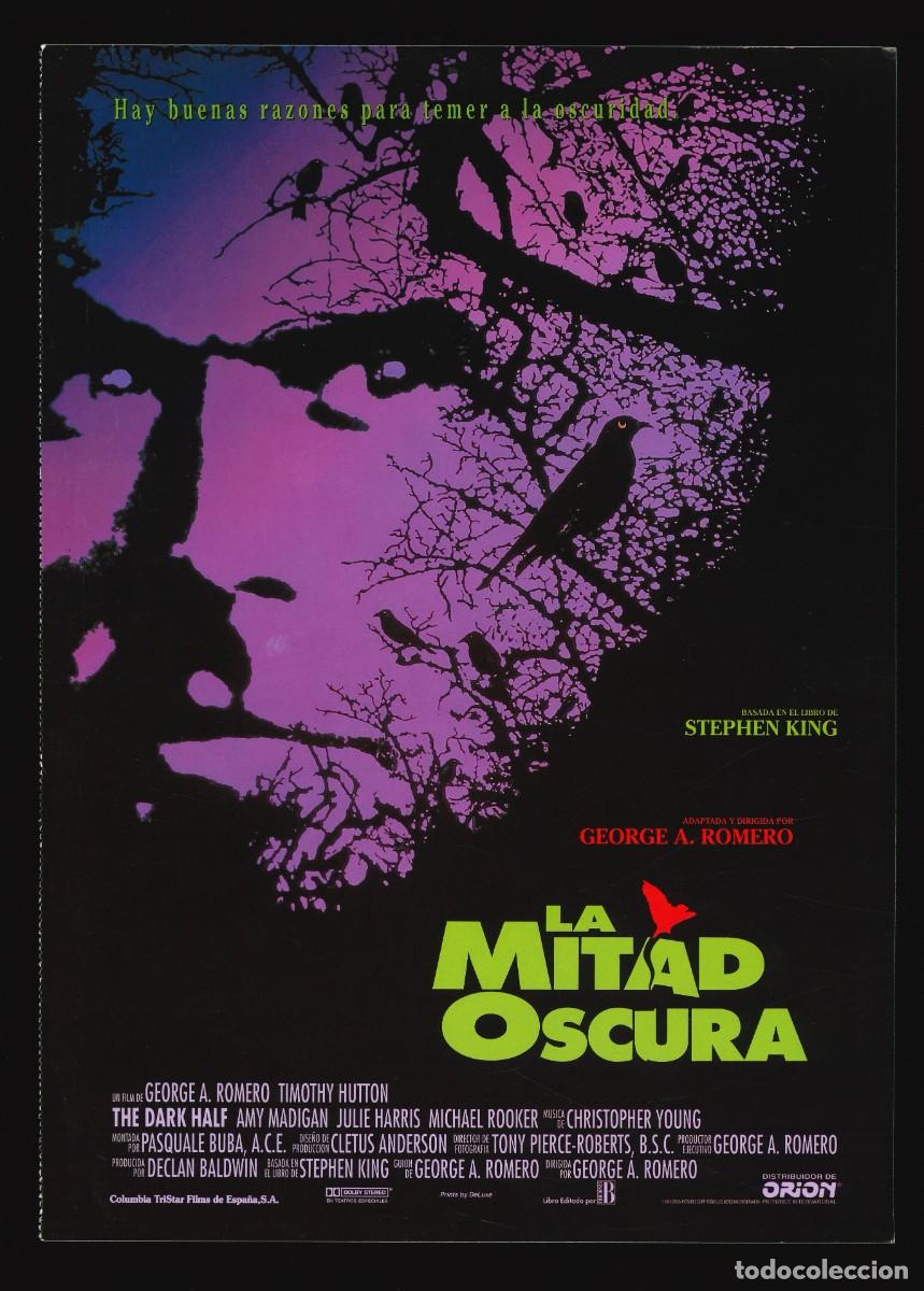 Cine: LA MITAD OSCURA / GU&Iacute;A DE CINE SENCILLA (TERROR) STEPHEN KING