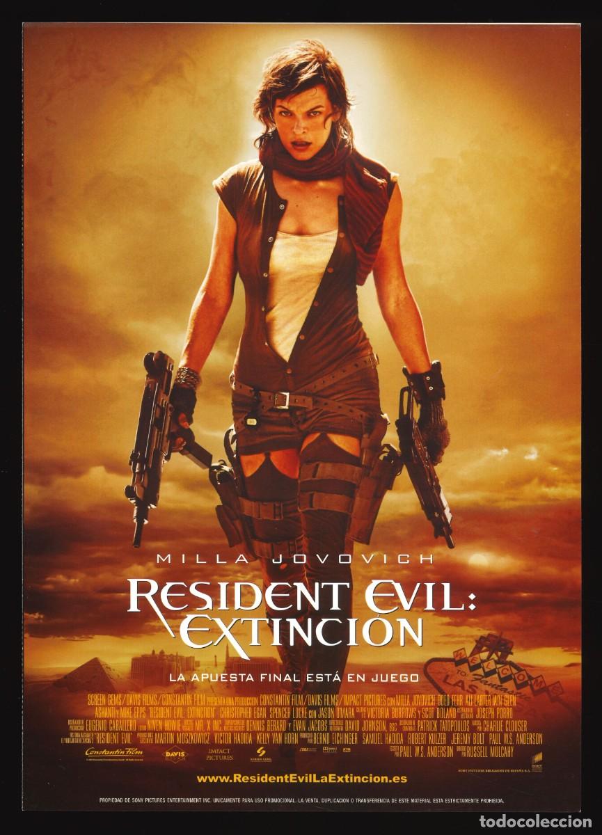 Cine: RESIDENT EVIL. EXTINCI&Oacute;N / GU&Iacute;A DE CINE DOBLE (CIENCIA FICCI&Oacute;N)