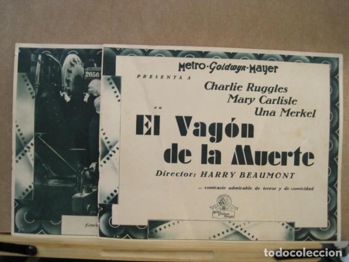 Cine: EL VAGON DE LA MUERTE-CHARLIE RUGGLES-MARY CARLISLE-UNA MERKEL-FOTOGRAMA DE CINE-VER FOTOS-(K-7574)