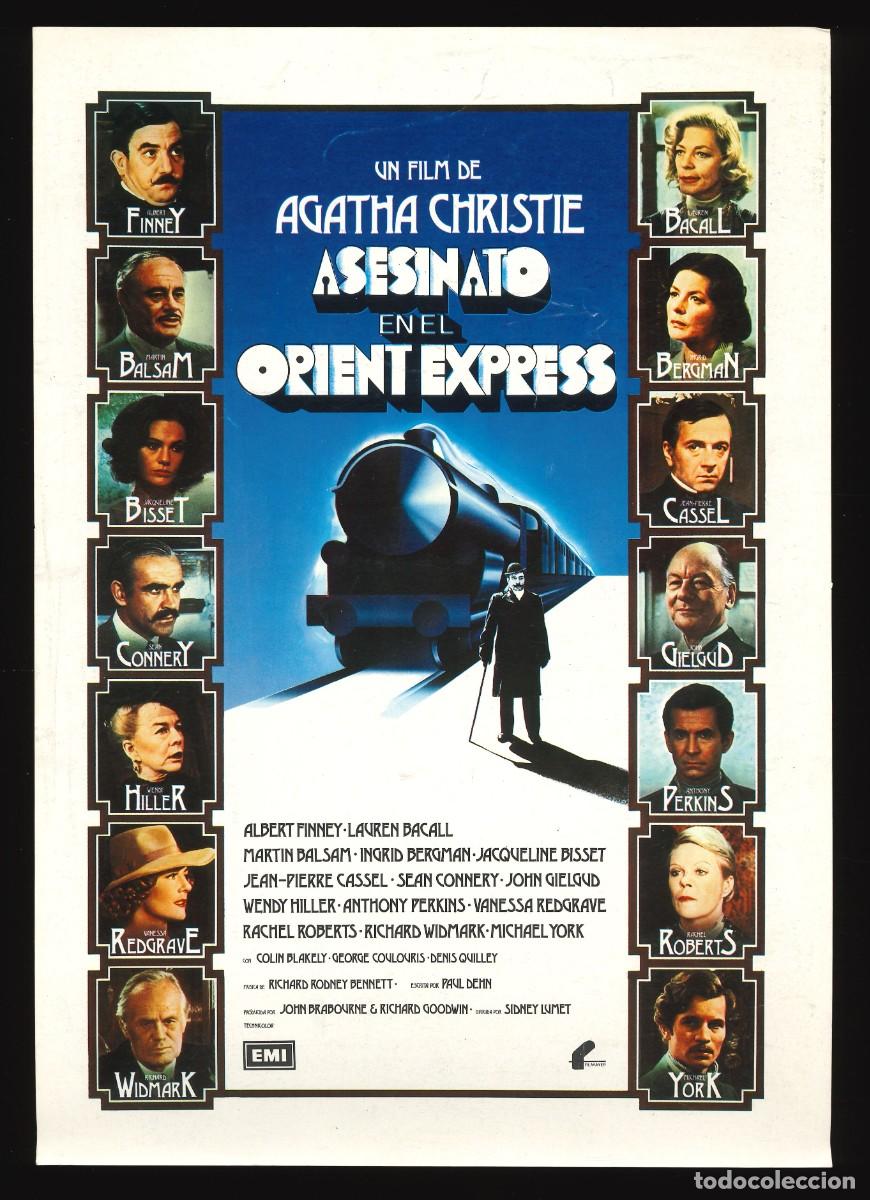 Cine: ASESINATO EN EL ORIENT EXPRESS / GU&Iacute;A DE CINE SENCILLA (AGATHA CHRISTIE)