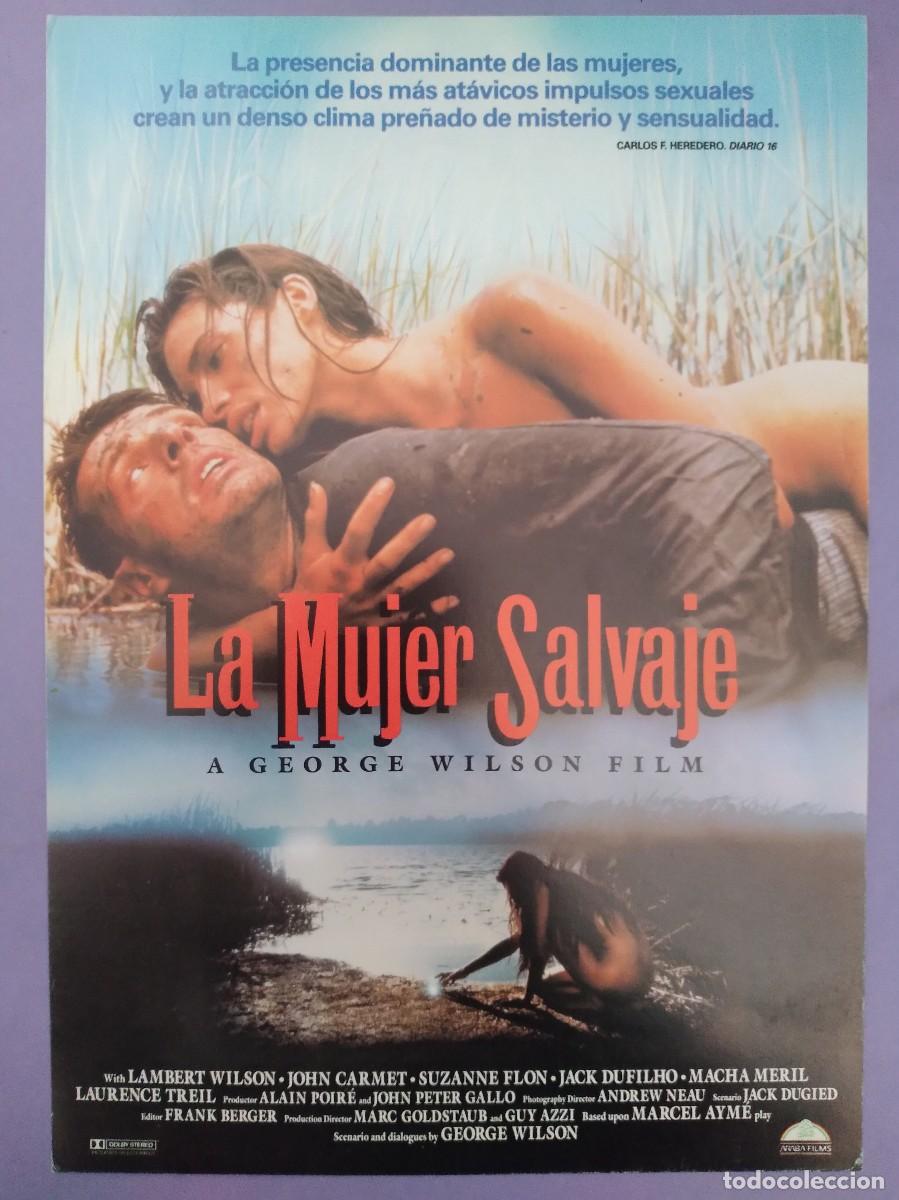 Cinema: GUIA PUBLICITARIA PELICULA CINE LA MUJER SALVAJE 1 HOJAS G 78