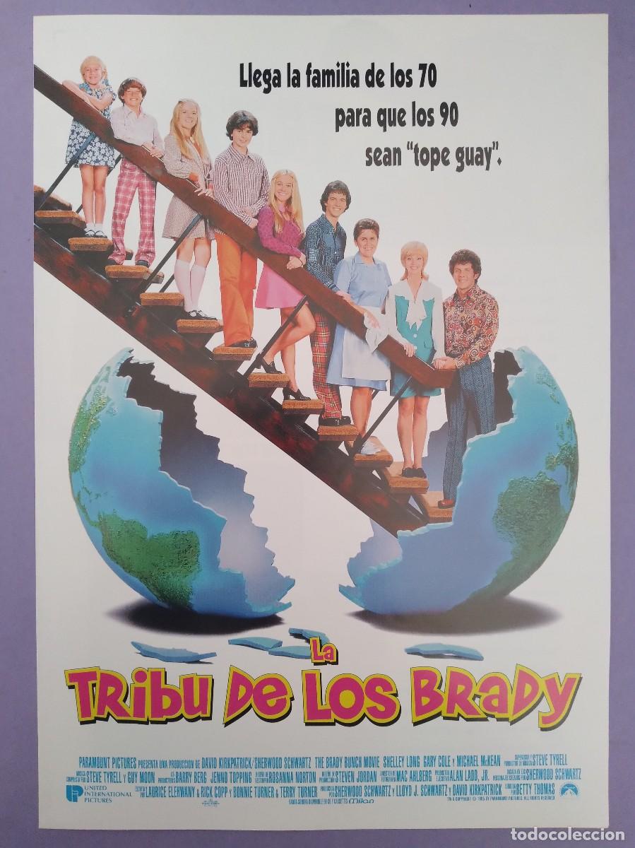 Cinema: GUIA PUBLICITARIA PELICULA CINE LA TRIBU DE LOS BRADY SHELLEY LONG 2 HOJAS G 80