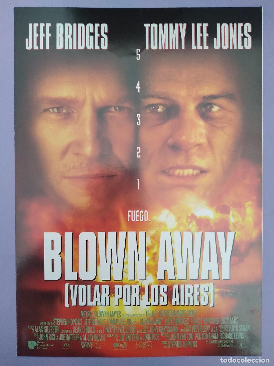 Cinema: GUIA PUBLICITARIA PELICULA CINE VOLAR POR LOS AIRES JEFF BRIDGES TOMMY LEE JONES 2 HOJAS G 82