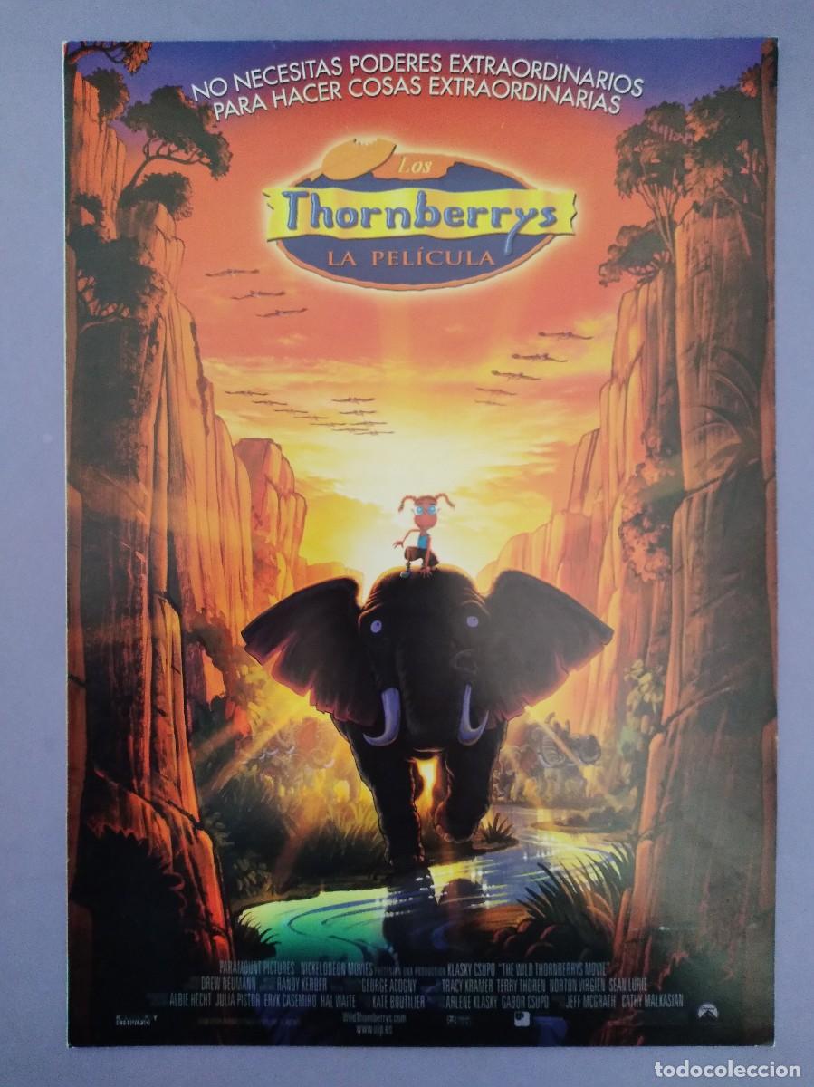 Cinema: GUIA PUBLICITARIA PELICULA CINE THORNBERRYS 2 HOJAS G 102