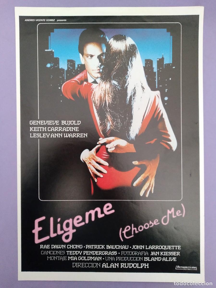 Cinema: GUIA PUBLICITARIA PELICULA CINE ELIGEME KEITH CARRADINE LESLEY ANN WARREN 1 HOJAS G 107