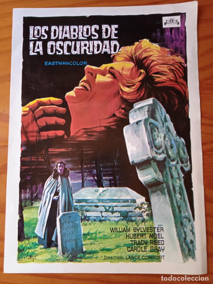 Cine: LOS DIABLOS DE LA OSCURIDAD DE LANCE COMFORT. TERROR 1970. GUIA PUBLICITARIA PARA DISTRIBUIDORES