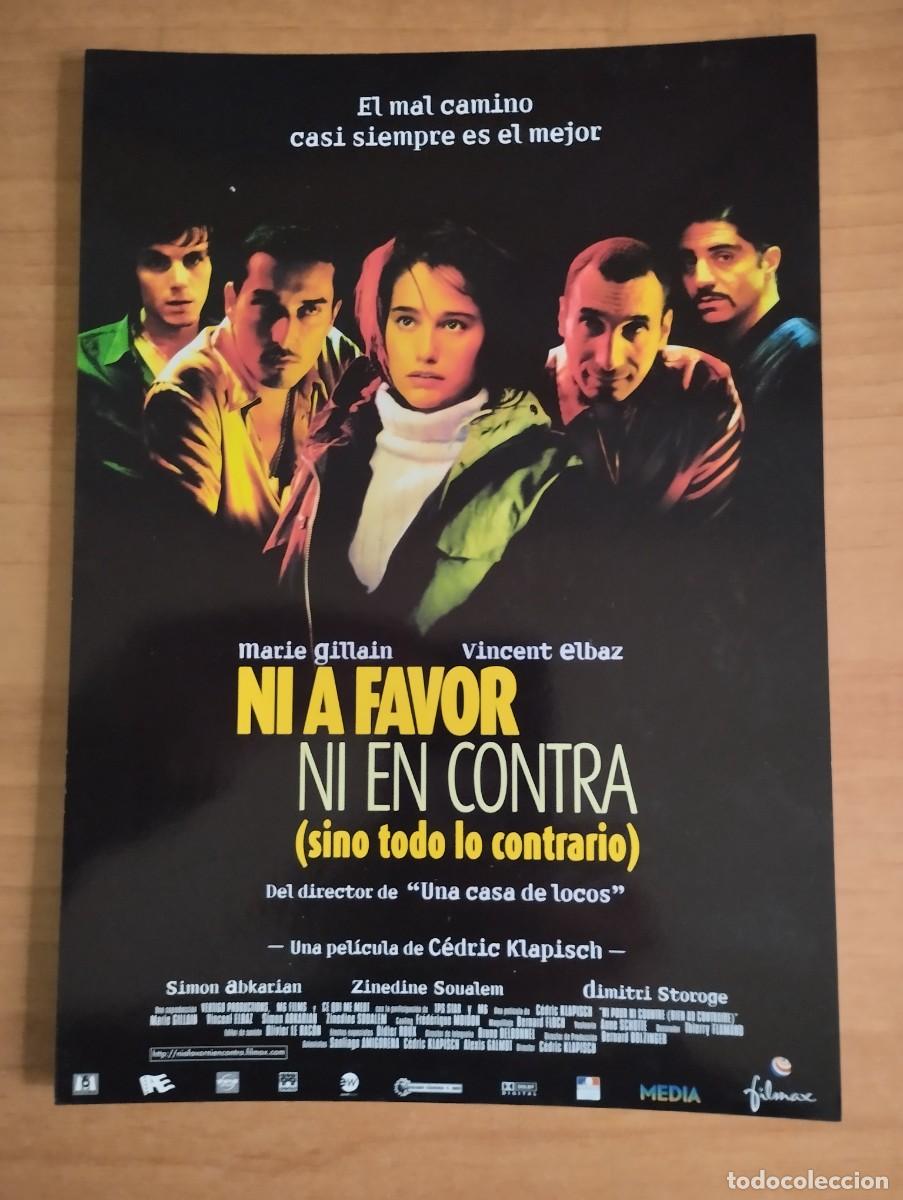 Cine: G21-GUIA DE LA PELICULA- -- NI A FAVOR NI EN CONTRA