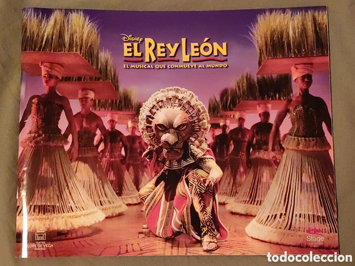 Cine: Catalogo El rey Le&oacute;n Disney Musical pel&iacute;cula
