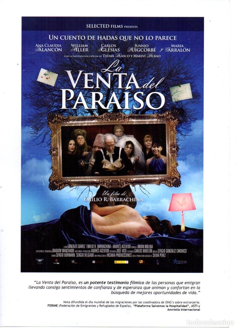 Cine: LA VENTA DEL PARAISO: ANA CLAUDIA TALANCON ES UNA GU&Iacute;A NO ES UN DVD