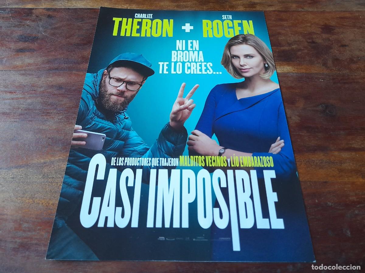 Cine: Casi imposible - Seth Rogen, Charlize Theron, Lisa Kudrow, Andy Serkis - Guia original Eone 2019