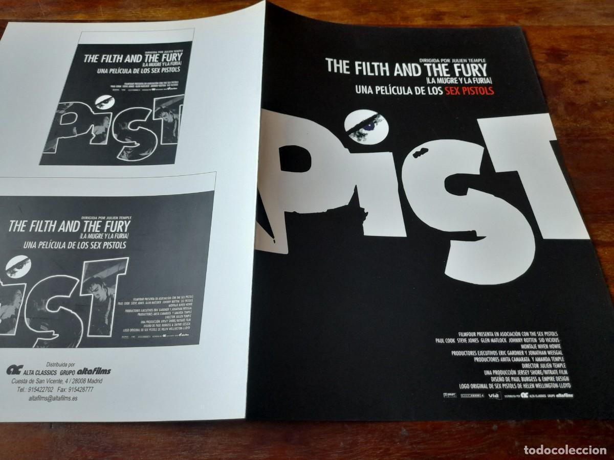 Cine: The Filth and the Fury - John Lydon, Steve Jones, Malcolm McLaren - Gu&iacute;a original Alta 2000