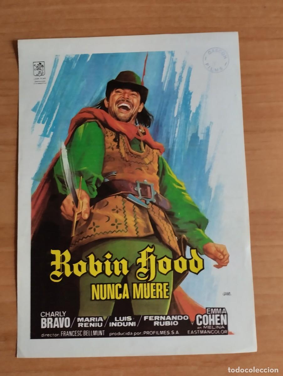 Cine: G23--GUIA DE LA PELICULA - ROBIN HOOD NUNCA MUERE,