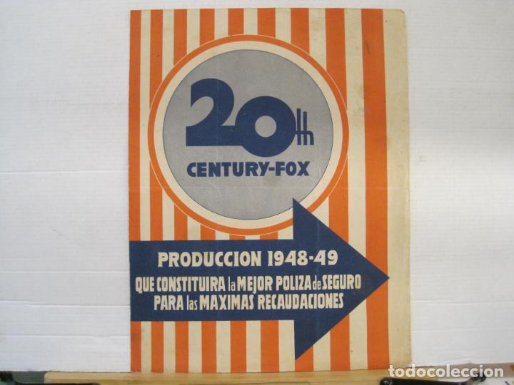 Cine: PROGRAMA PELICULAS - 20 TH CENTURY FOX - A&Ntilde;OS 1948- 49 -CATALOGO--VER FOTOS-(V-23.919)