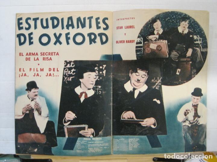 Cine: CIFESA-STAN LAUREL Y OLIVER HARDY-HACE UN MILLON DE A&Ntilde;OS-ESTUDIANTES DE OXFORD-VER FOTOS-(V-23.921)