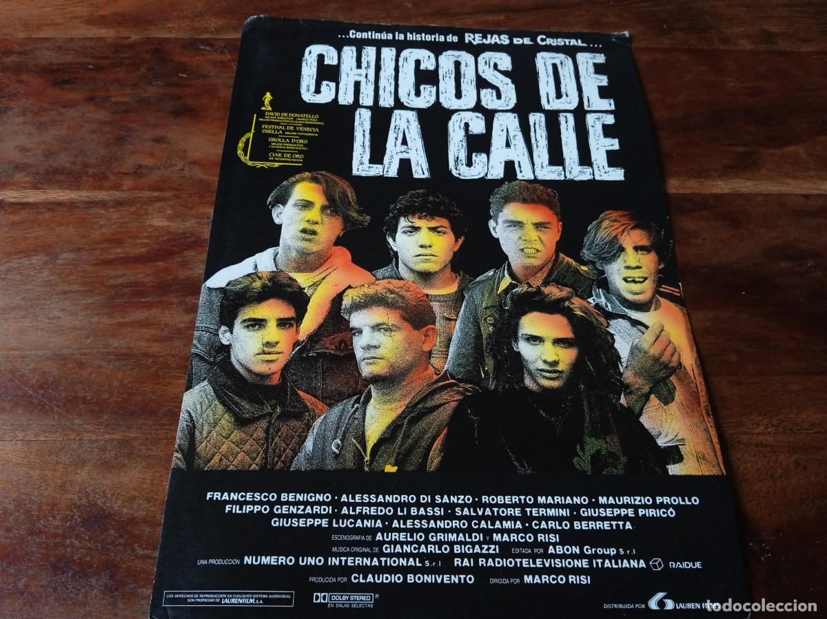 Cine: Chicos de la calle - Francesco Benigno, Alessandro di Sanzo, Marco Risi - Gu&iacute;a original Lauren 1990