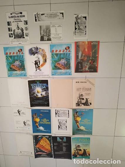 Cine: G9591 MONTY PYTHON COLECCION DE 9 GUIAS ORIGINALES ESPA&Ntilde;OLAS + 4 CLICHES