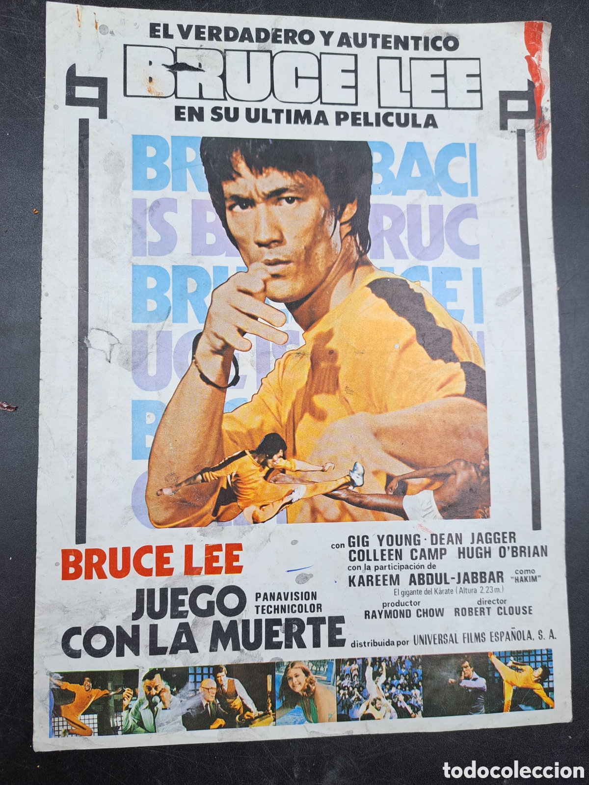 Cartel Del Juego De La Muerte 1978