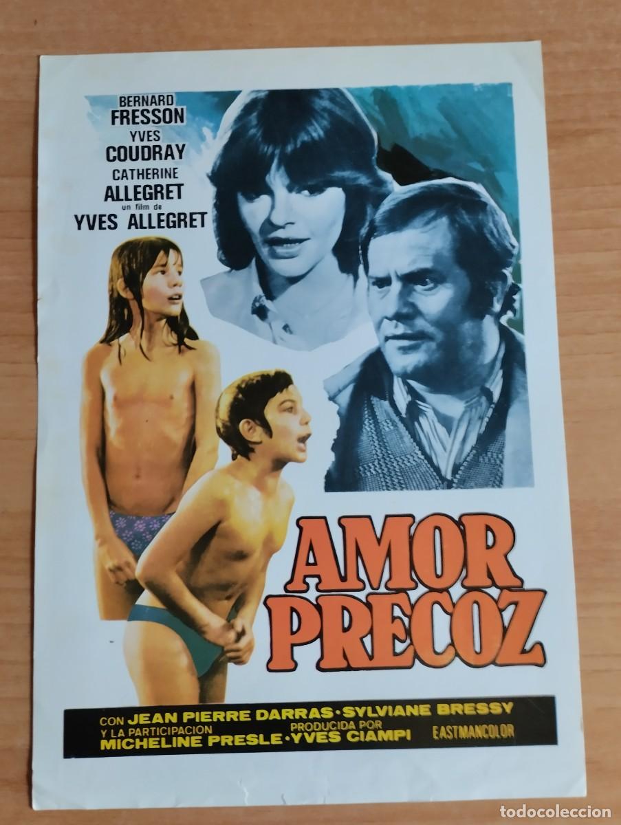 g-24--guia de la pelicula-- amor precoz - Compra venta en todocoleccion