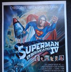 Cine: SUPERMAN EN BUSCA DE LA PAZ IV GHRISTOPHER REEVE GENE HACKMAN GUIA DE CINE G197. Lote 388962864