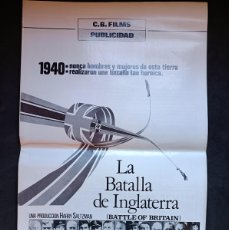 Cine: LA BATALLA DE INGLATERRA 1940 GUIA DE CINE G209. Lote 388979314