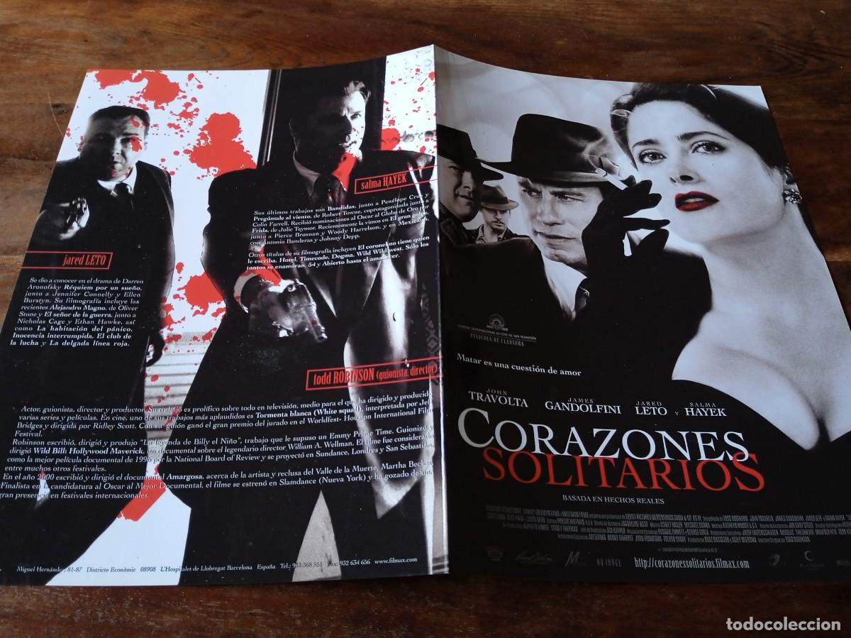 Cine: Corazones solitarios - John Travolta, James Gandolfini, Salma Hayek - Gu&iacute;a original Filmax 2006