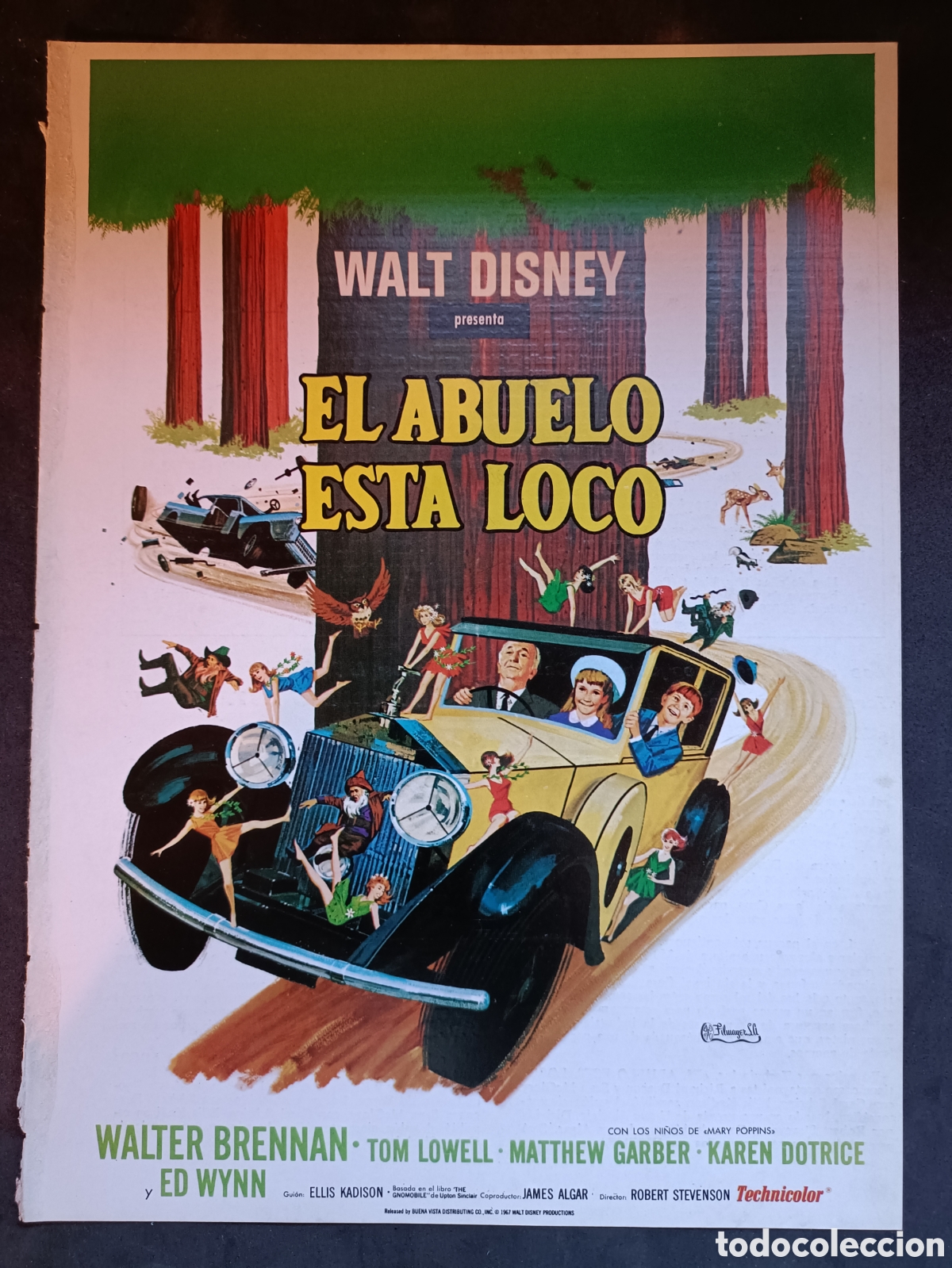 Cinema: EL ABUELO ESTA LOCO WALT DISNEY GUIA DE CINE ORIGINAL G255