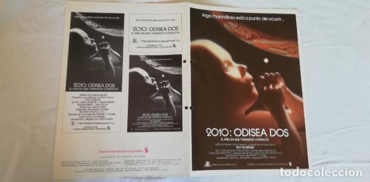 Cine: 2010 ODISEA DOS : EL A&Ntilde;O EN QUE TOMAMOS CONTACTO . GU&Iacute;A DE CINE
