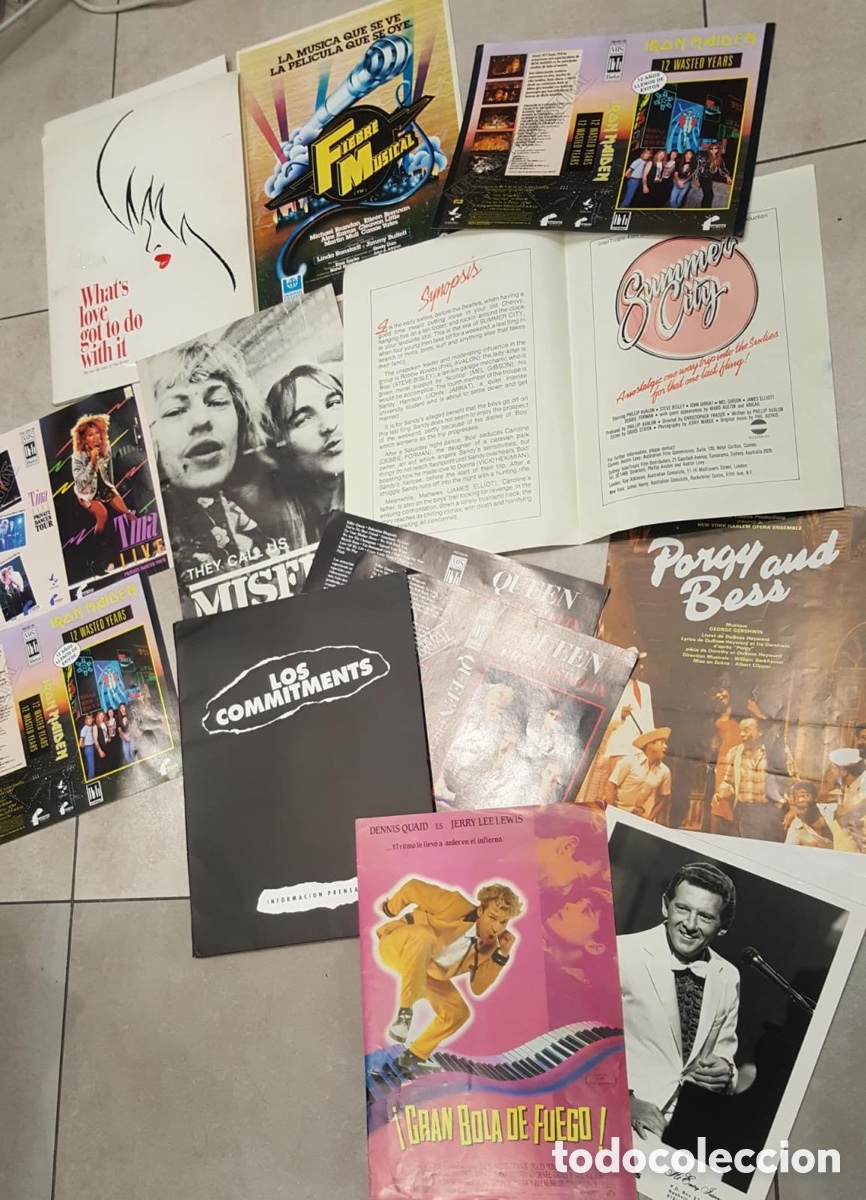 Cine: GUIAS CINE MUSICAL - West Side Story, Tina Turner, West Side Story, Porgy and Bess, caratulas vhs