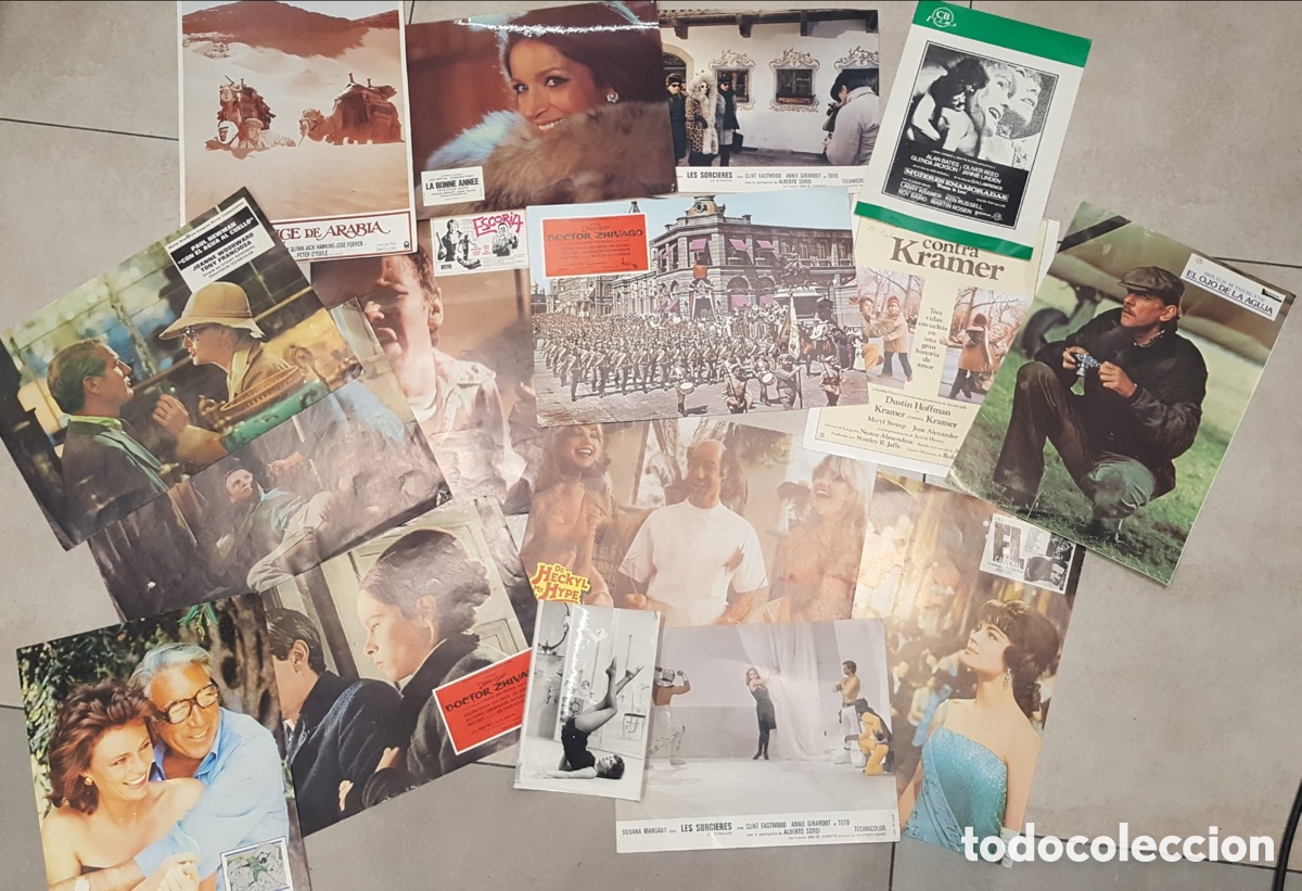 Cine: 36 ARTICULOS CINE USA - EUROPA 60 Y 70 - Gina Lollobrigida, Terence Hill, Romy Schneider, Peter Fond