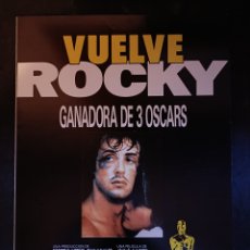 Cine: VUELVE ROCKY SILVESTER STALLONE GUÍA DE CINE ORIGINAL G296. Lote 391821374