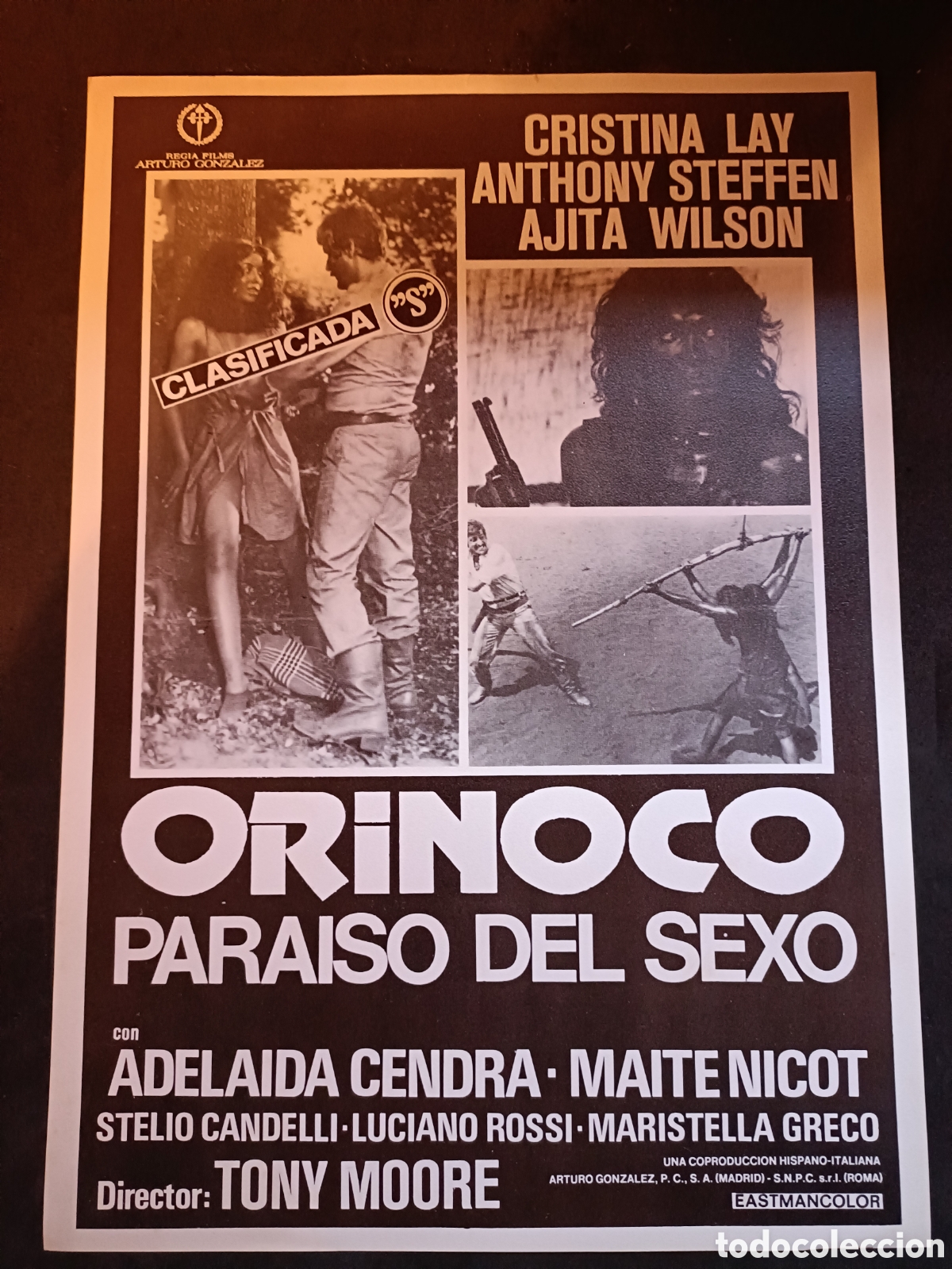 Cine: ORINOCO PARAISO DEL SEXO GUIA DE CINE ORIGINAL G325