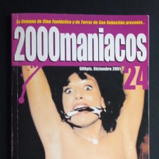 Cine: 2000 MANIACOS - Nº 24 EUROVICIO - FANZINE COLOR TERROR SCIFI CULTO