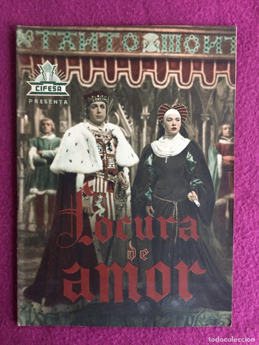 Cine: GUIA LOCURA DE AMOR, CIFESA, AURORA BAUTISTA, FERNANDO REY, SARA MONTIEL, JORGE MISTRAL - ORIGINAL