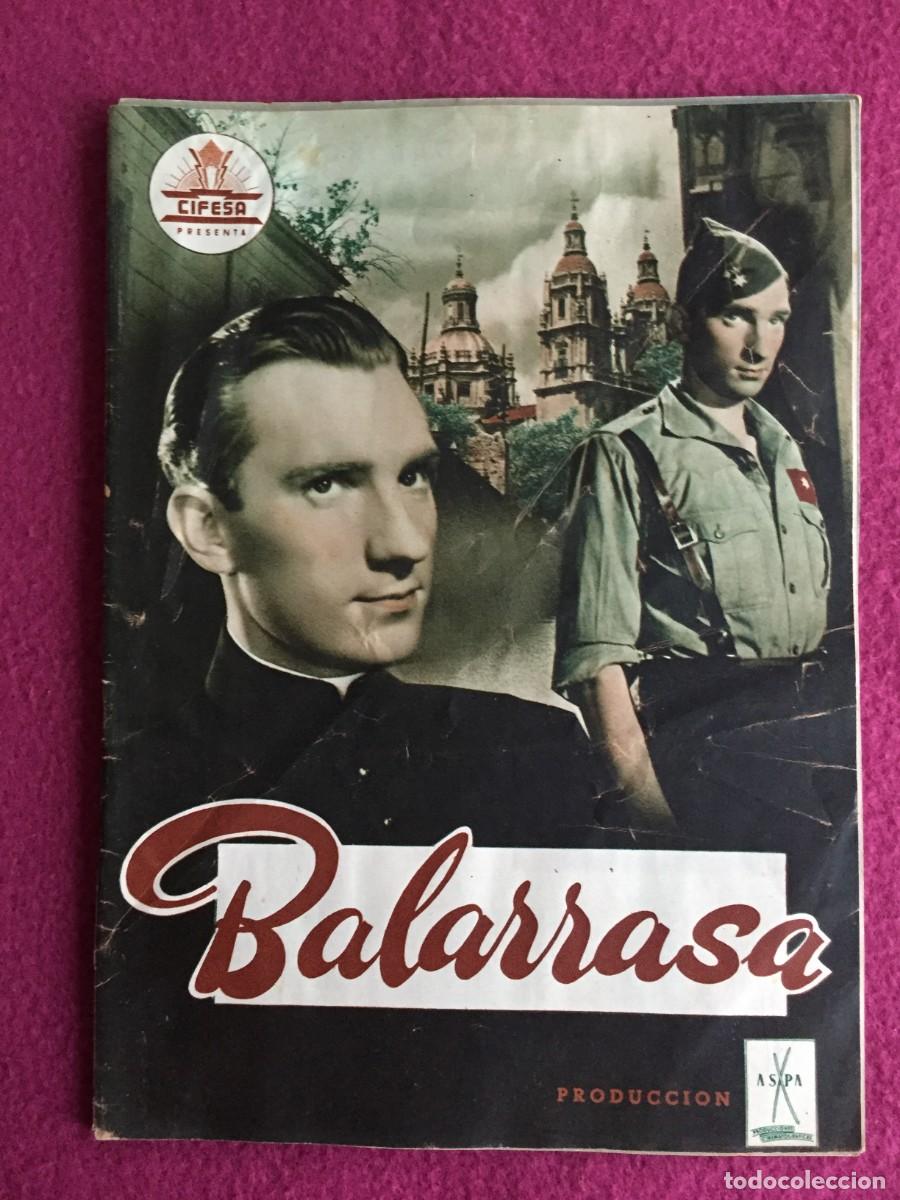 Cine: BALARRASA FERNANDO FERNAN GOMEZ NIEVES CONDE LEGION GUERRA CIVIL GUIA ORIGINAL CIFESA ESTRENO
