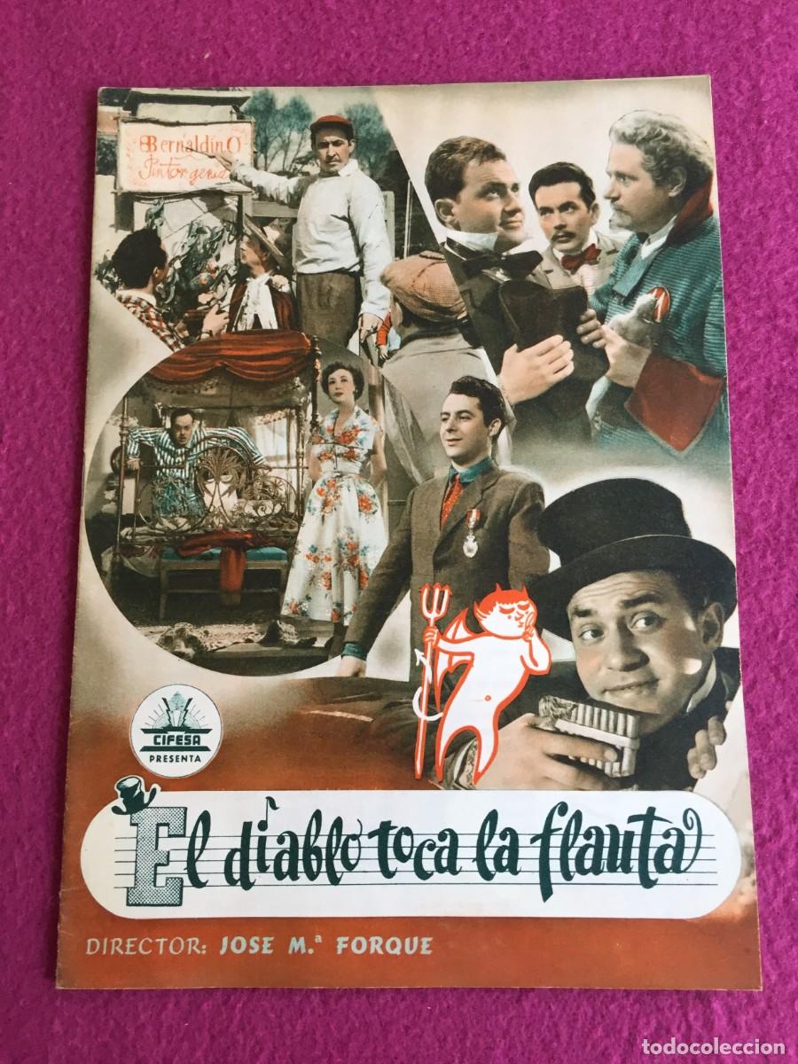 Cine: EL DIABLO TOCA LA FLAUTA JOSE LUIS OZORES JOSE MARIA FORQUE GUIA ORIGINAL CIFESA ESTRENO