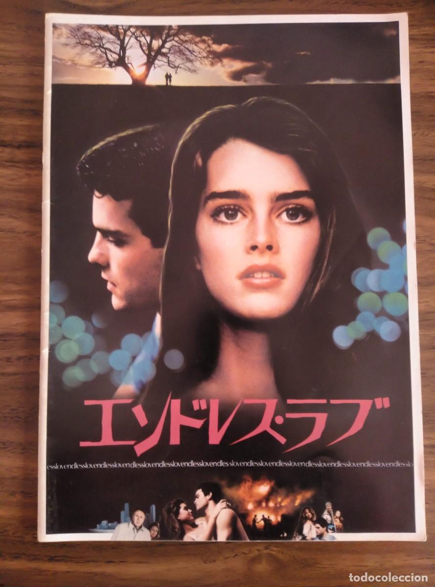 Cinema: GUIA REVISTA PRESSBOOK JAPONES - AMOR SIN FIN - ENDLESS LOVE - BROOKE SHIELDS