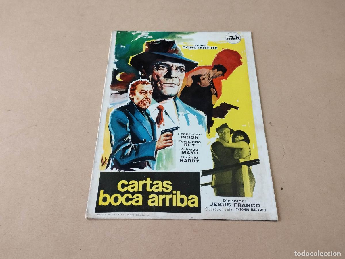 Cine: CARTAS BOCA ARRIBA - EDDIE CONSTANTINE - FRANCOISE BRION - FERNANDO REY - DIR. JES&Uacute;S FRANCO