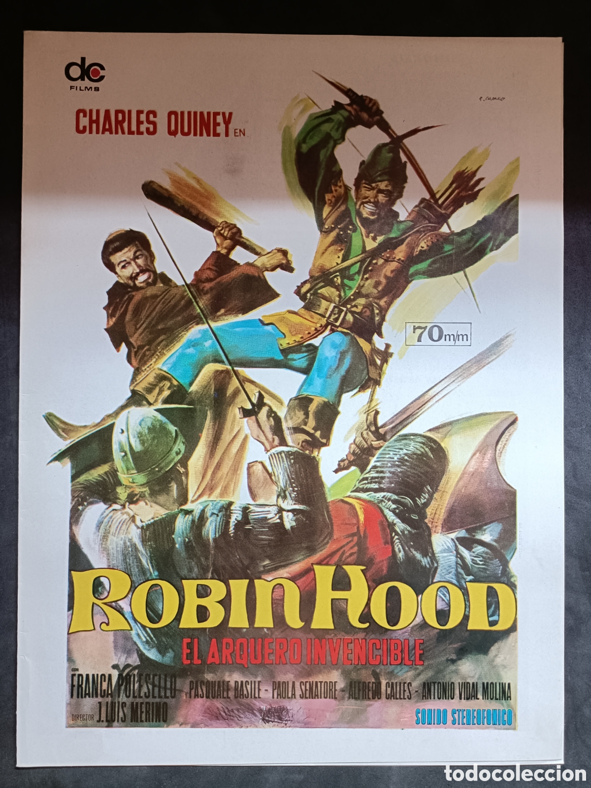 Cine: ROBIN HOOD CHARLES QUINEY GUIA DE CINE ORIGINAL G410