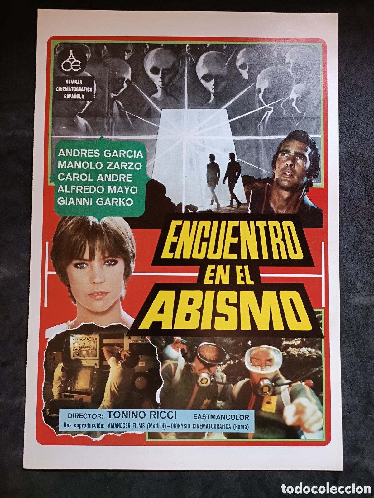 Cine: ENCUENTRO EN EL ABISMO GUIA DE CINE ORIGINAL G486
