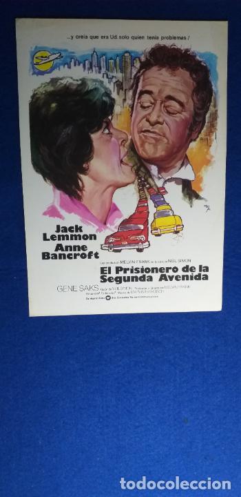 Kino: GUIA SIMPLE: EL PRISIONERO DE LA SEGUNDA AVENIDA. CON: JACK LEMON