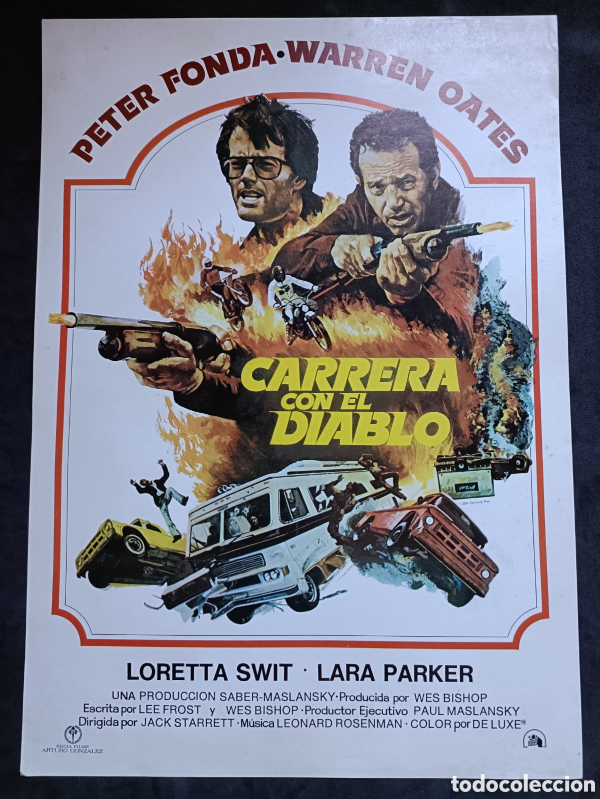 Cine: CARRERA CON EL DIABLO GUIA DE CINE ORIGINAL G507