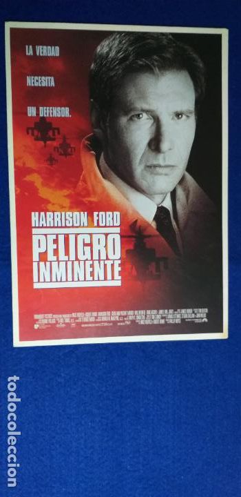 Cinema: Guia doble: Peligro inminente. Con: Harrison Ford, Willem Dafoe Anne Archer Thora Birch. u.i.p 1994