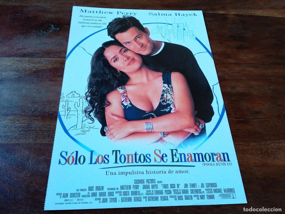 Cine: S&oacute;lo los tontos se enamoran - Salma Hayek, Matthew Perry, Jon Tenney - Guia original Columbia 1987