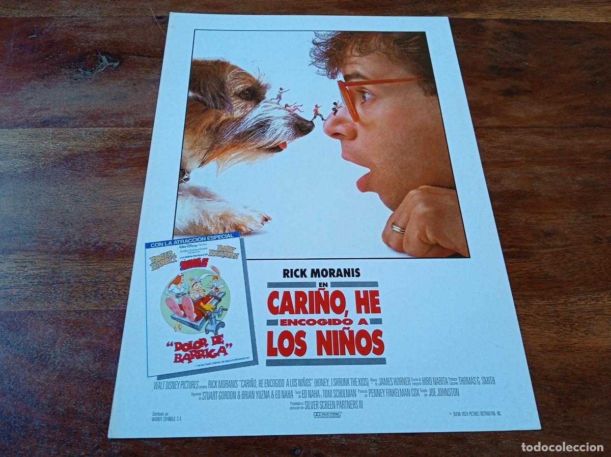 Kino: Cari&ntilde;o, he encogido a los ni&ntilde;os - Rick Moranis, Matt Frewer - Guia original Warner 1989