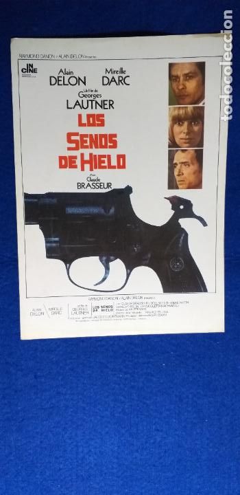 Cinema: GUIA SIMPLE: LOS SENOS DE HIELO. CON: ALAIN DELON, MIREILLE D&acute;ARC.