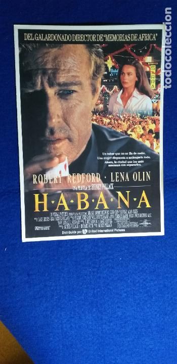 Cinema: GUIA DOBLE: HABANA. CON: ROBERT REDFORT Y LENA OLIN